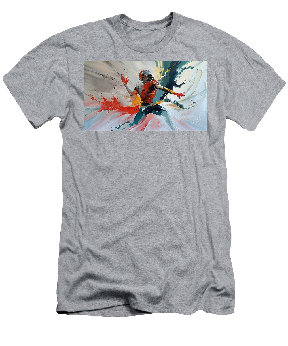 Dynamic Football Throwing Pose Gull G T-Shirt