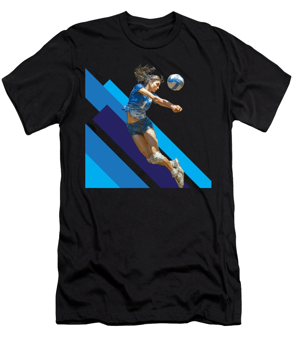 Dynamic Volleyball Libero Bagher Dream Stuff T-Shirt