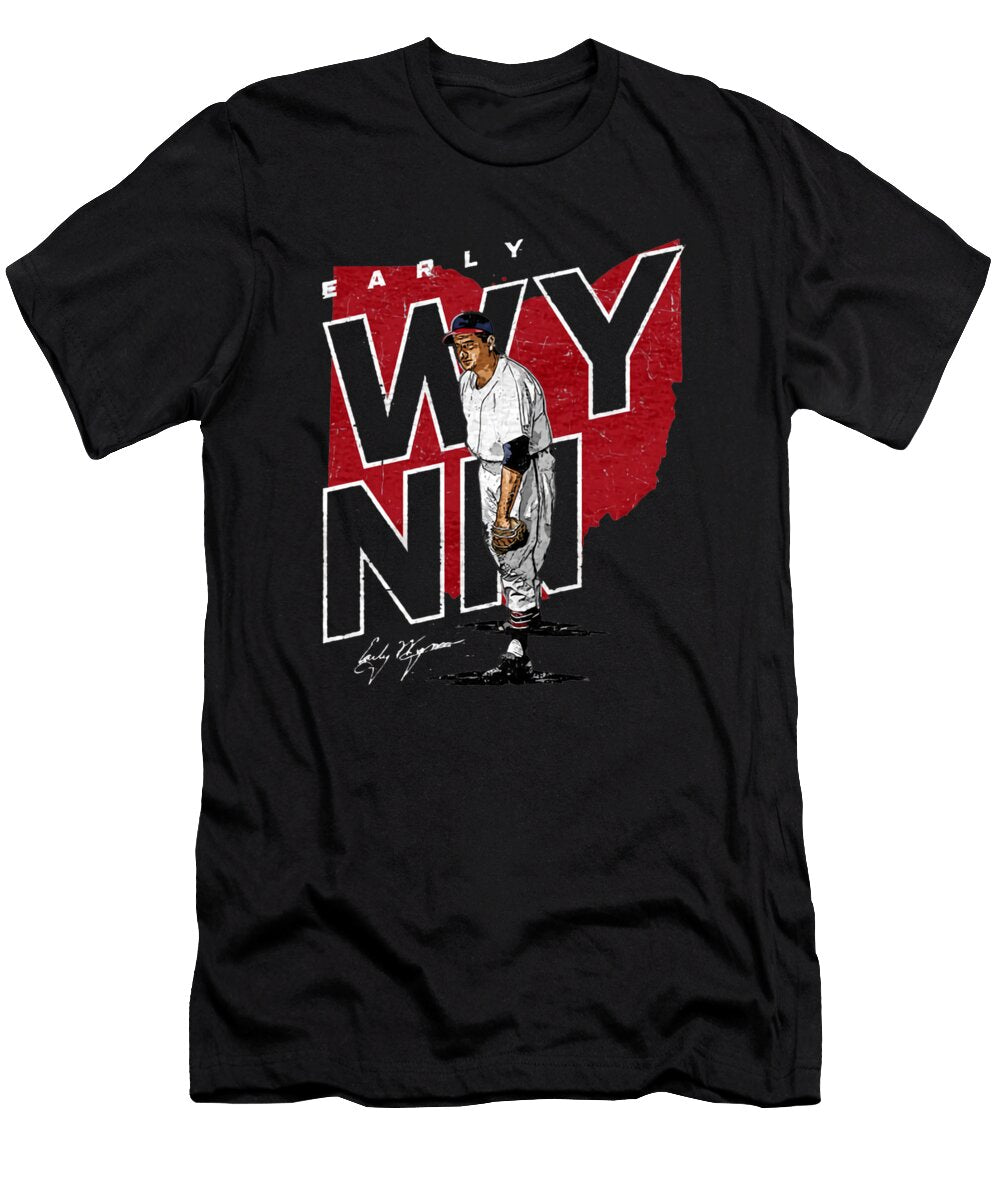 Early Wynn Player Map Kelvin Kent T-Shirt