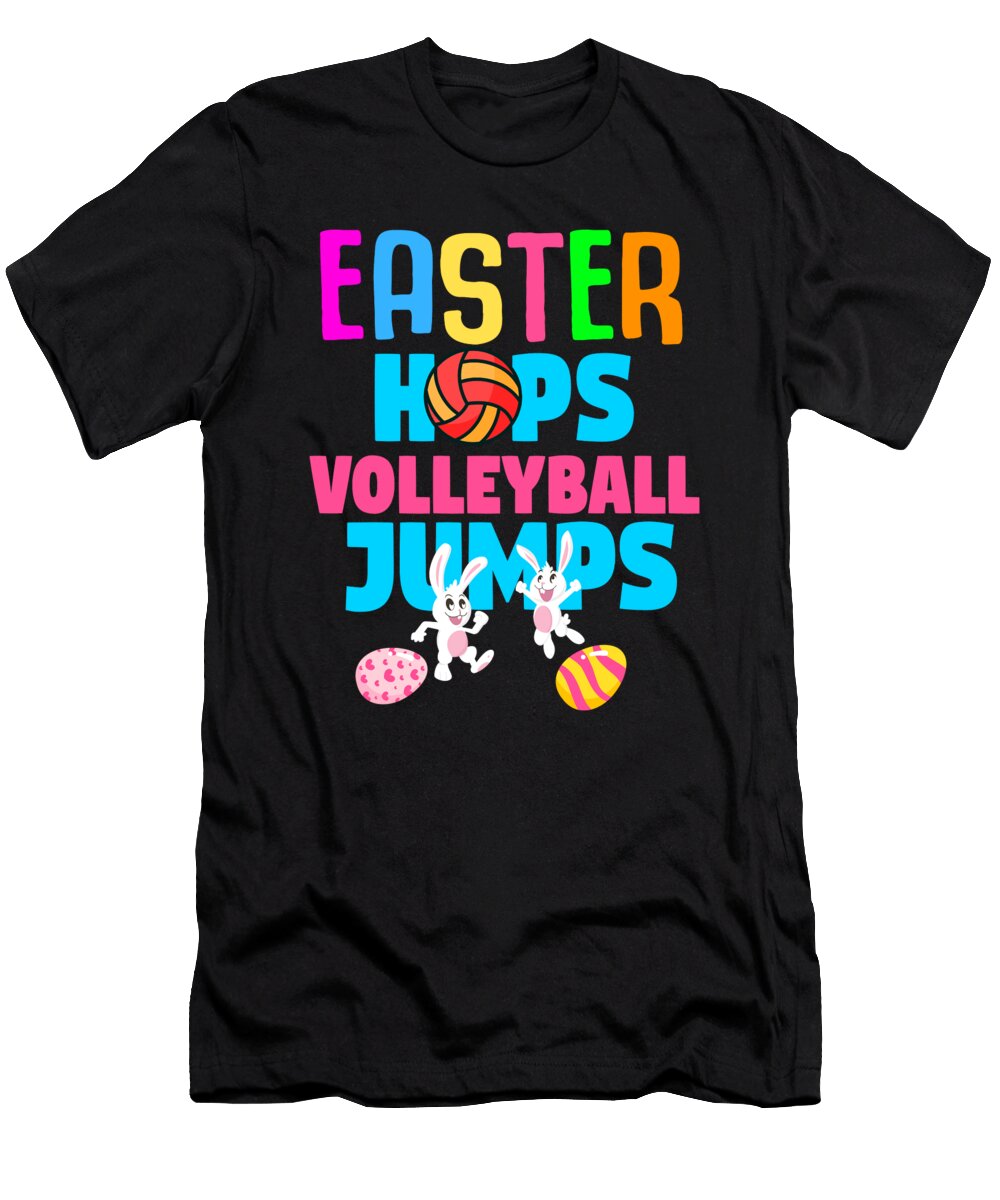 Easter Volleyball Bunny Holiday Rabbit Sport Toms Store T-Shirt