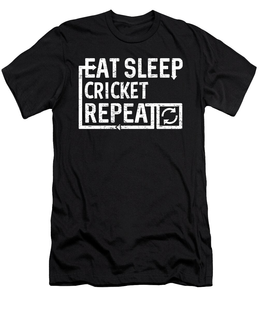 Eat Sleep Cricket Flippin Sweet Gear T-Shirt