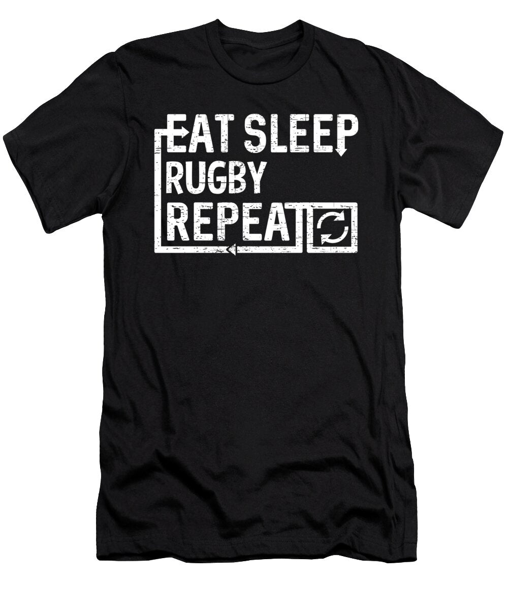 Eat Sleep Rugby Flippin Sweet Gear T-Shirt