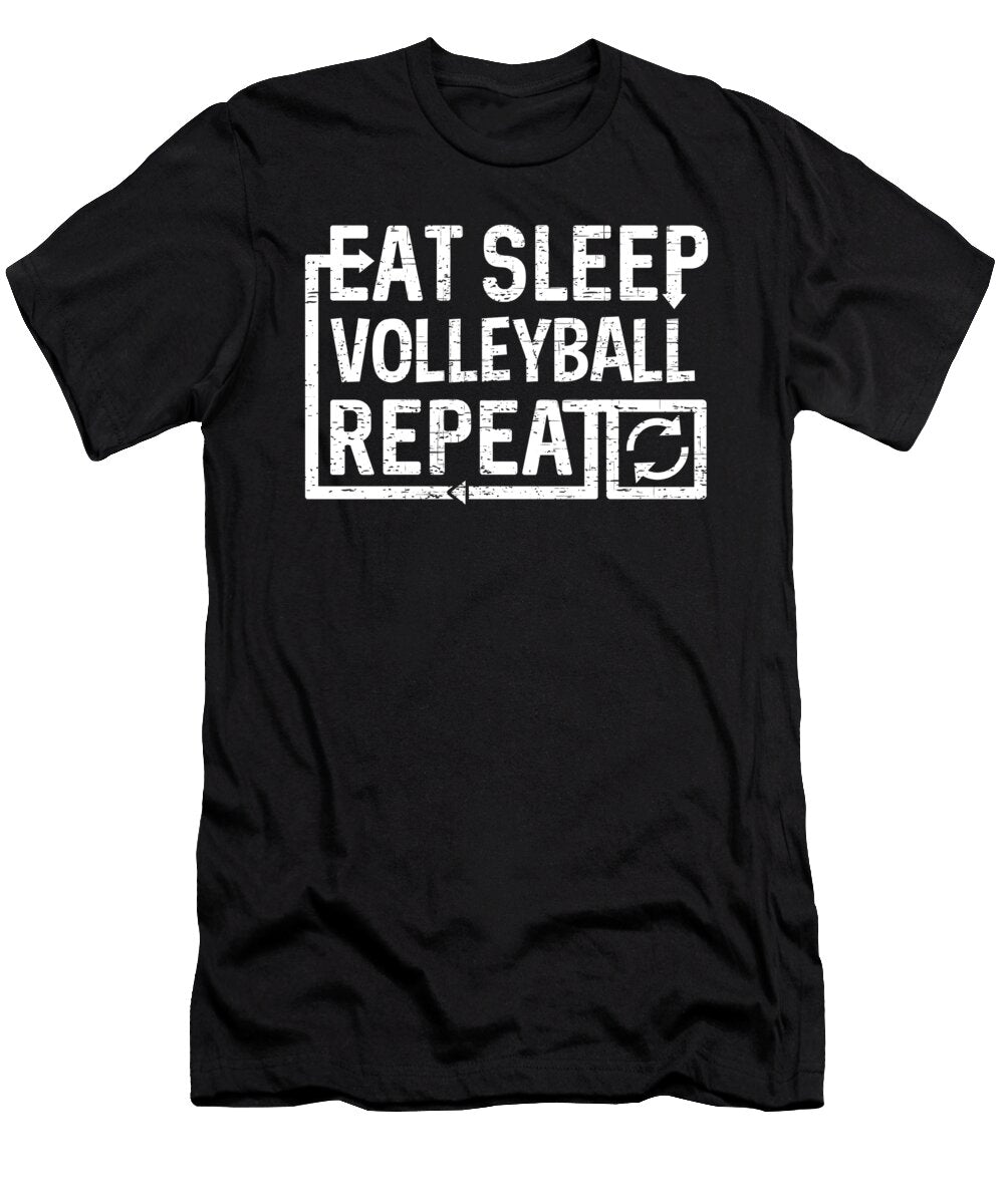Eat Sleep Volleyball Flippin Sweet Gear T-Shirt