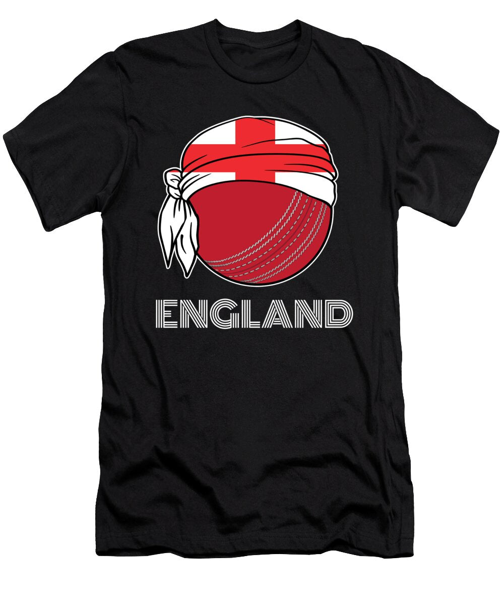 England Cricket Kit 2019 English International Fans Gift for Players Coaches and Supporters Martin Hicks T-Shirt