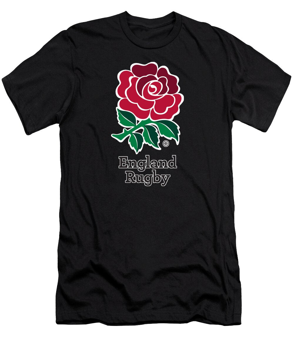 England Rugby Logo the Red Rose Desa Kramat T-Shirt