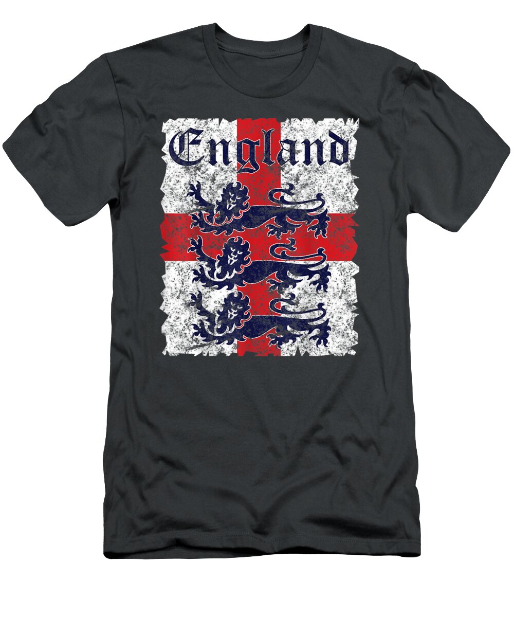 England Soccer Jersey Style Team National Flag Rugby Dharlq Mered T-Shirt