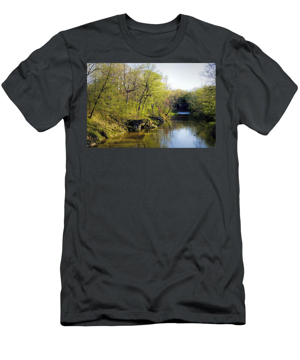 Evening Falls on Cedar Creek Cricket Hackmann T-Shirt