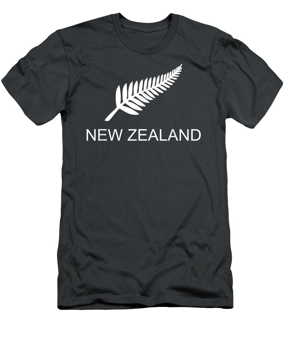 Ew Zealand Fern Rugby Fan Neavak Lexil T-Shirt