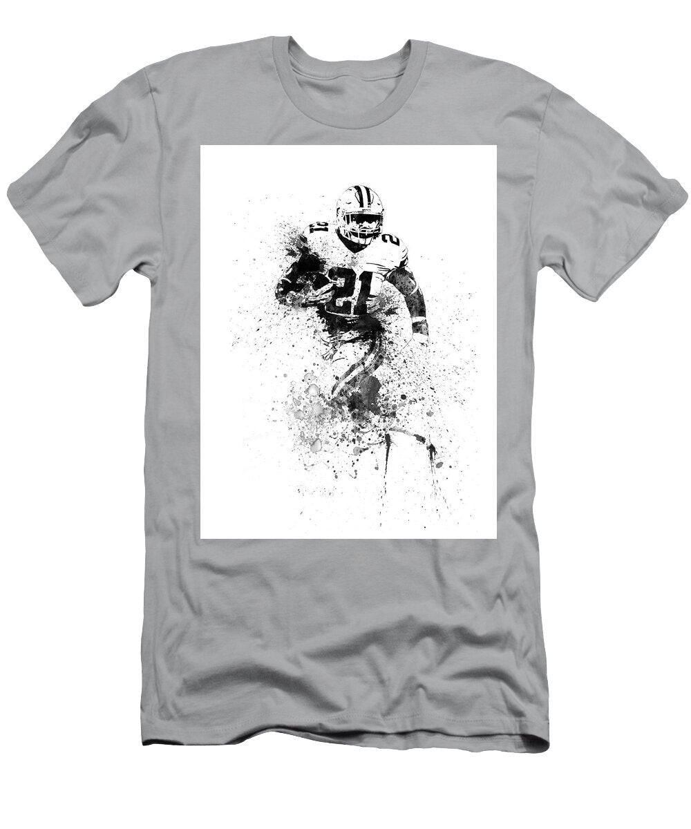 Ezekiel Elliott Watercolor I Naxart Studio T-Shirt