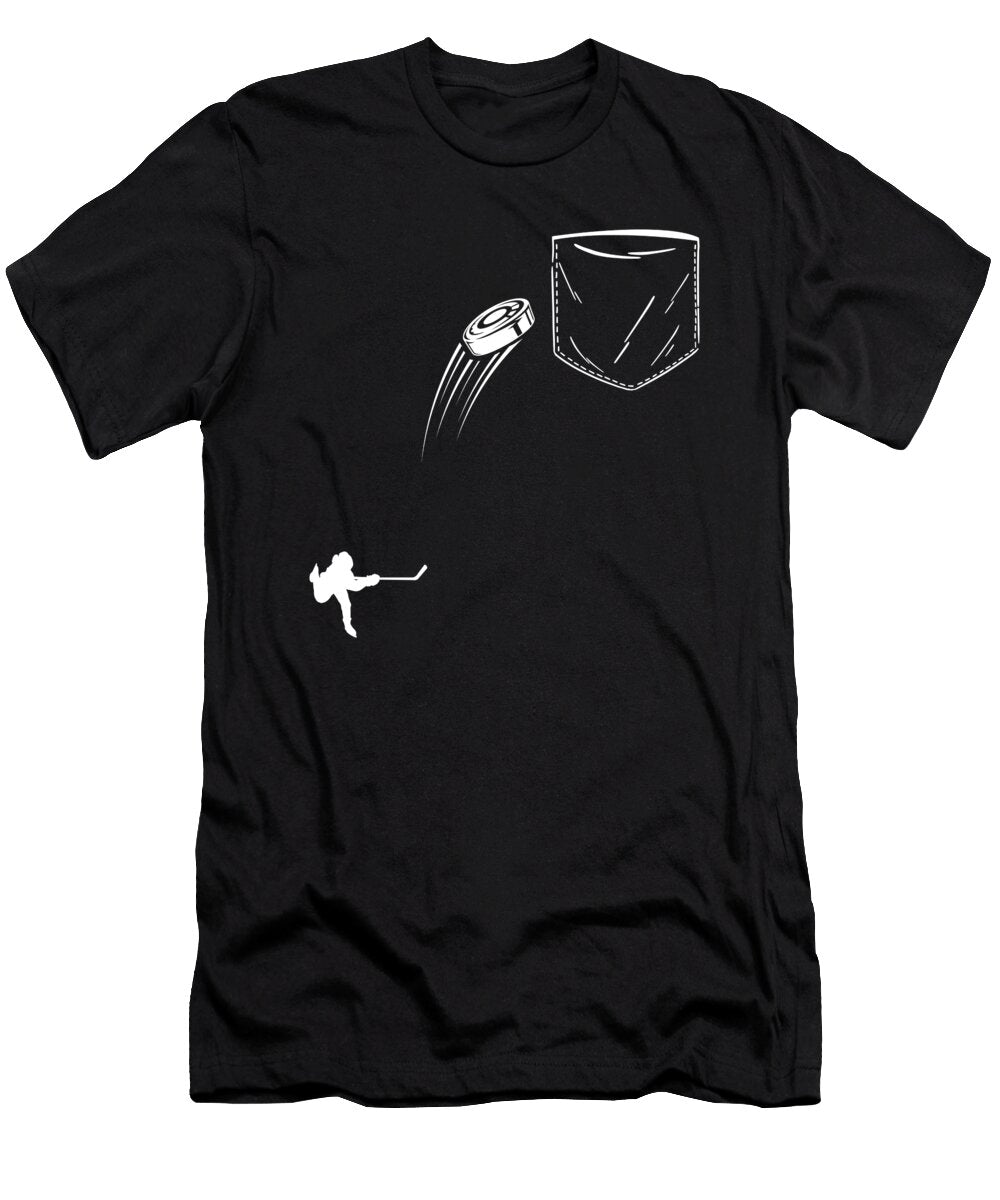 Fake Pocket Ice Hockey Goalie Hockey Me T-Shirt