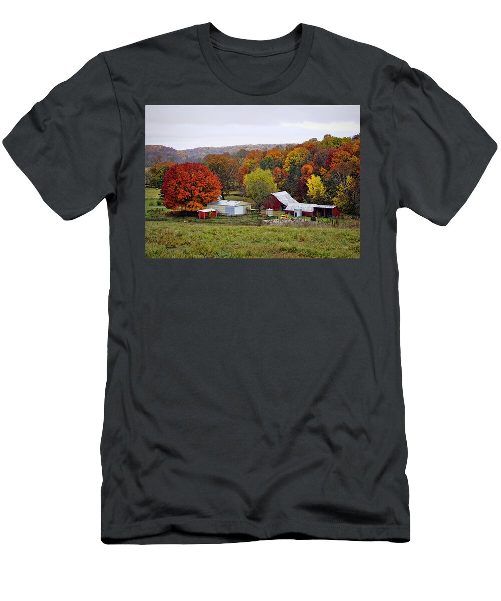 Fall Farmstead Cricket Hackmann T-Shirt