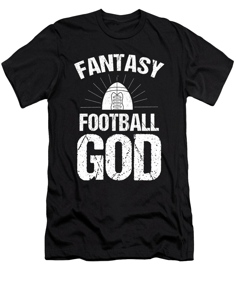 Fantasy Football God Rugby Ball Rugby Player Gift Thomas Larch T-Shirt