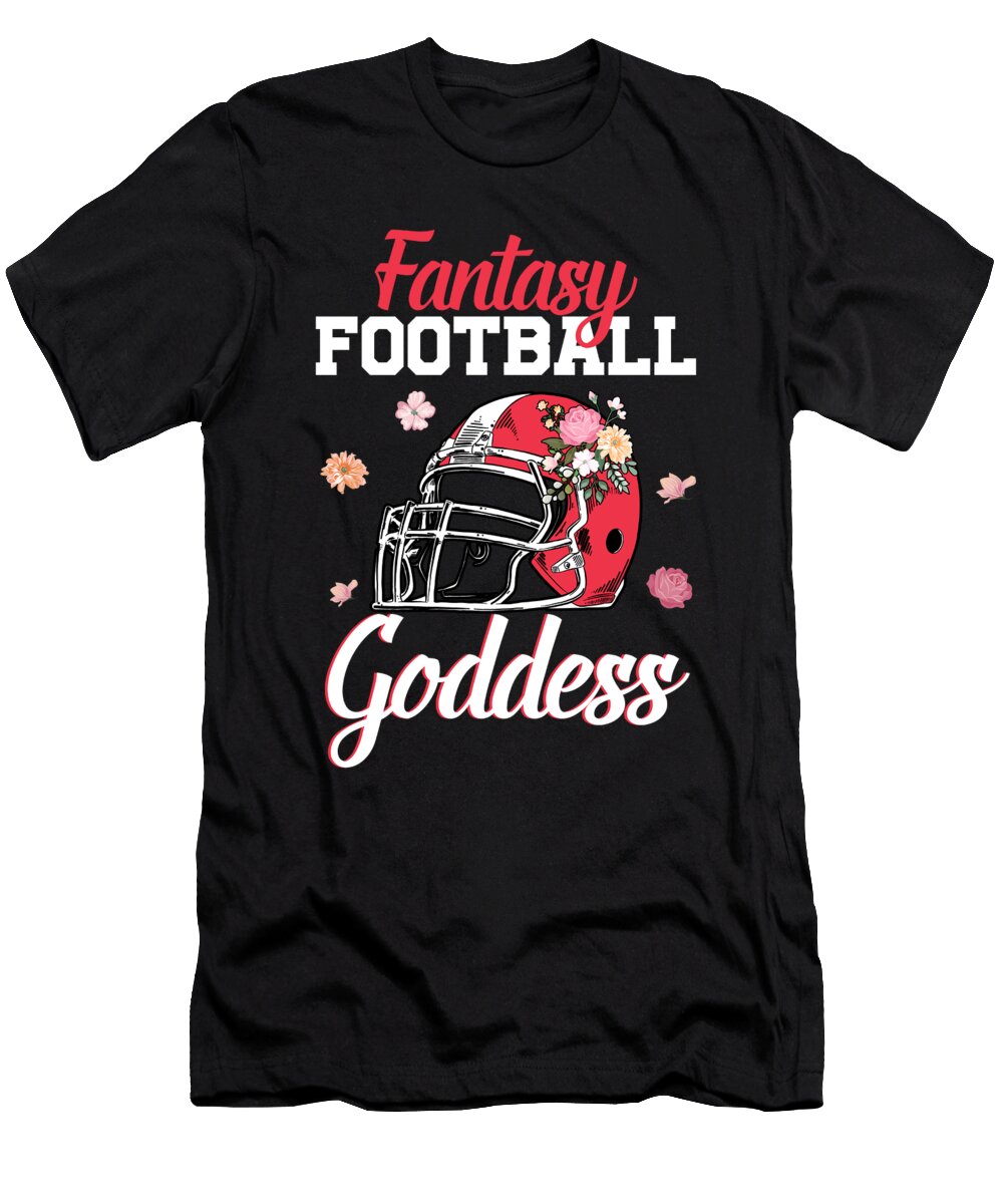 Fantasy Football Goddess Rugby Player Helmet Gift Thomas Larch T-Shirt