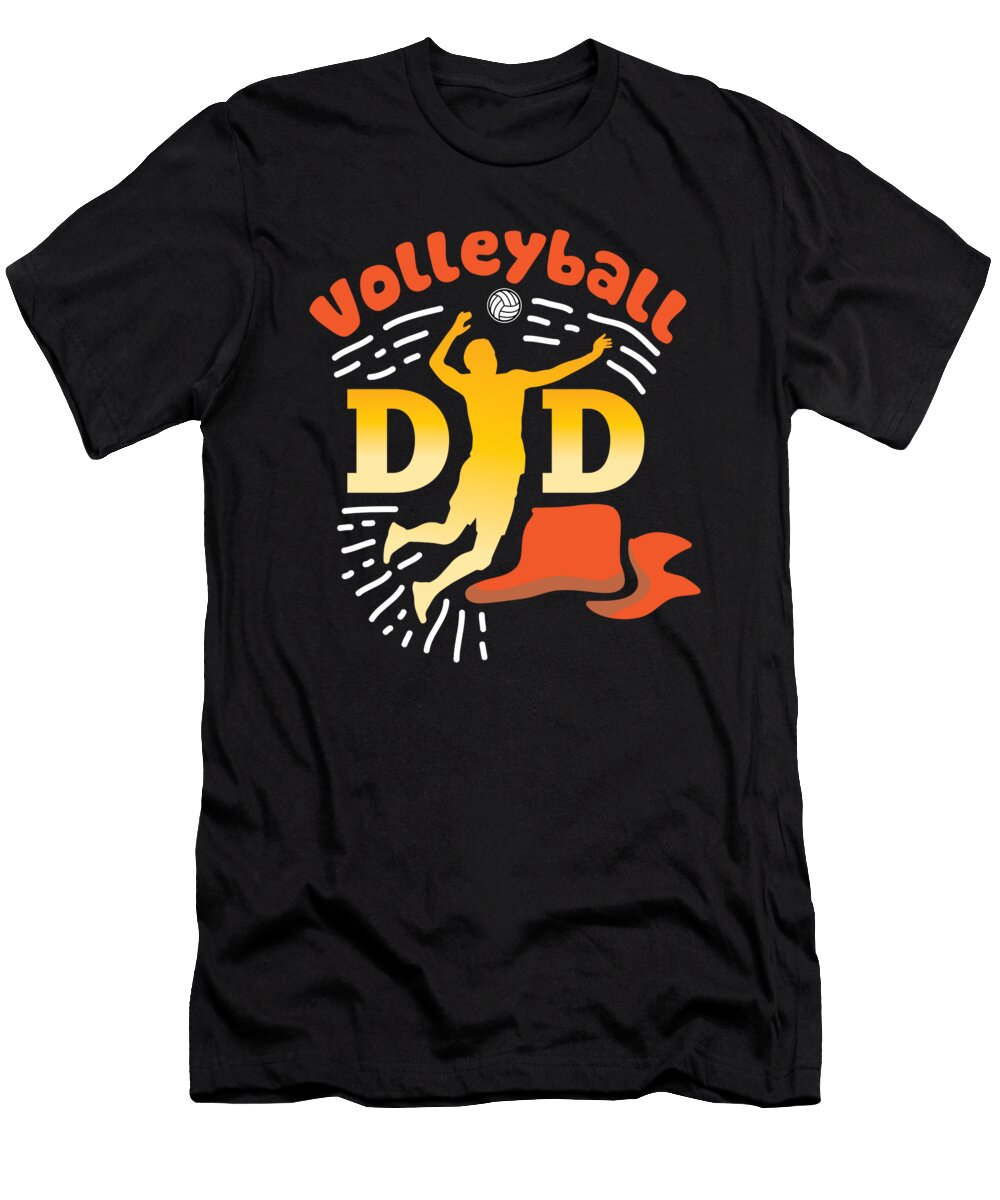 Father Fathers Day Volleyball Dad Daddy Gift Haselshirt T-Shirt
