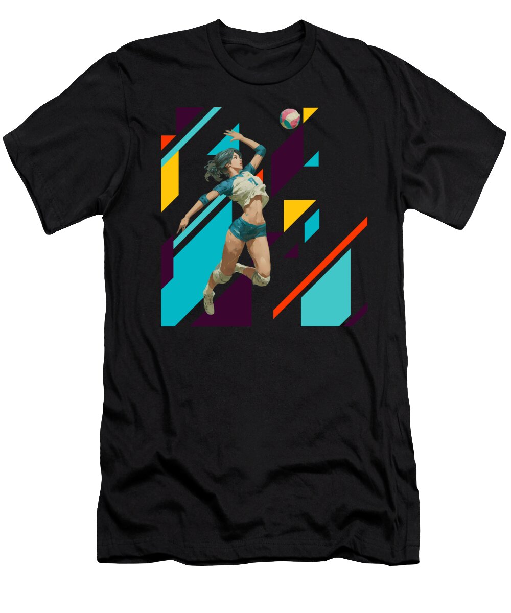 Female Opposite Hitter Ready for the Winning Point Dream Stuff T-Shirt
