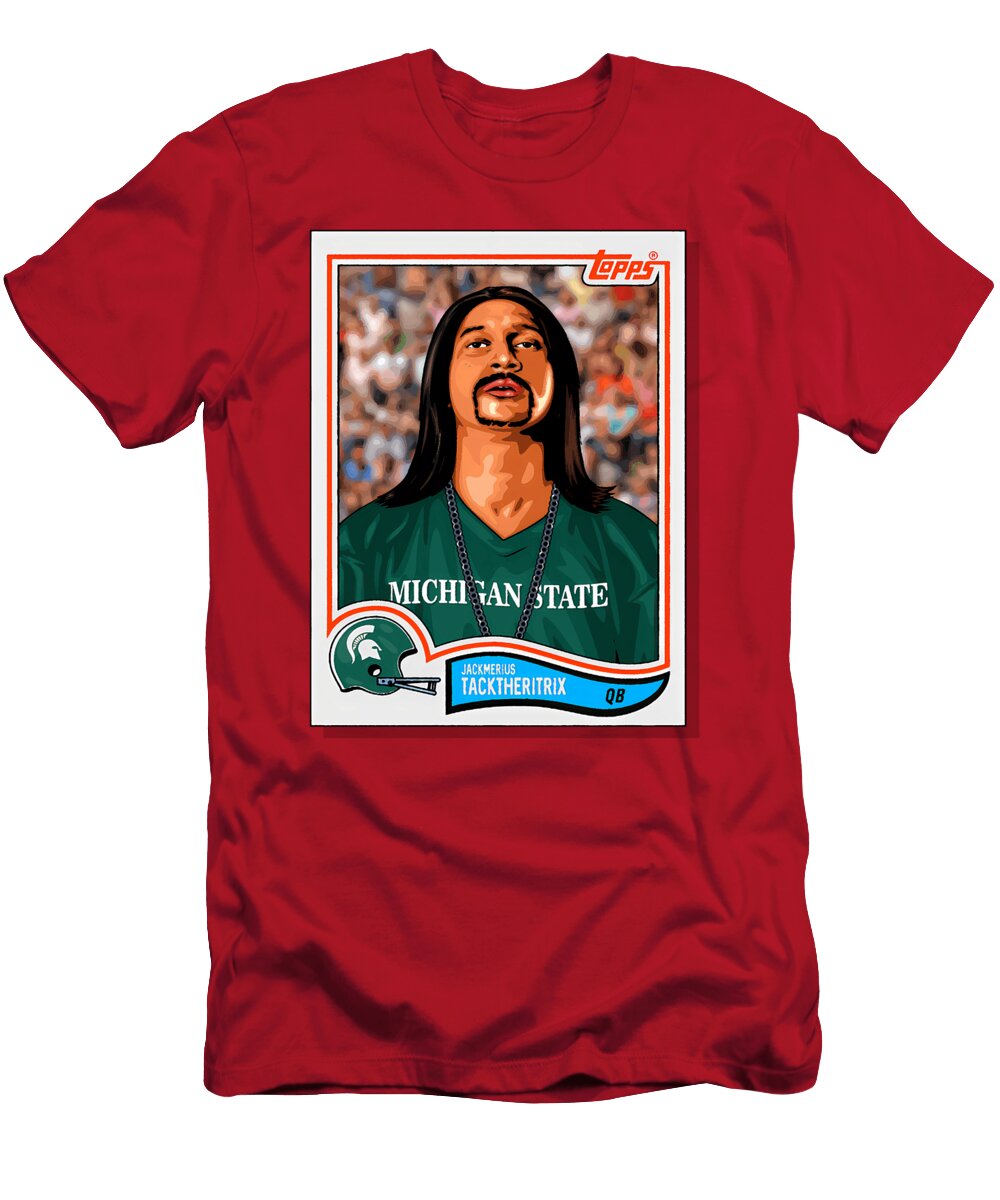 Fictional Football Star Card Milar Style T-Shirt