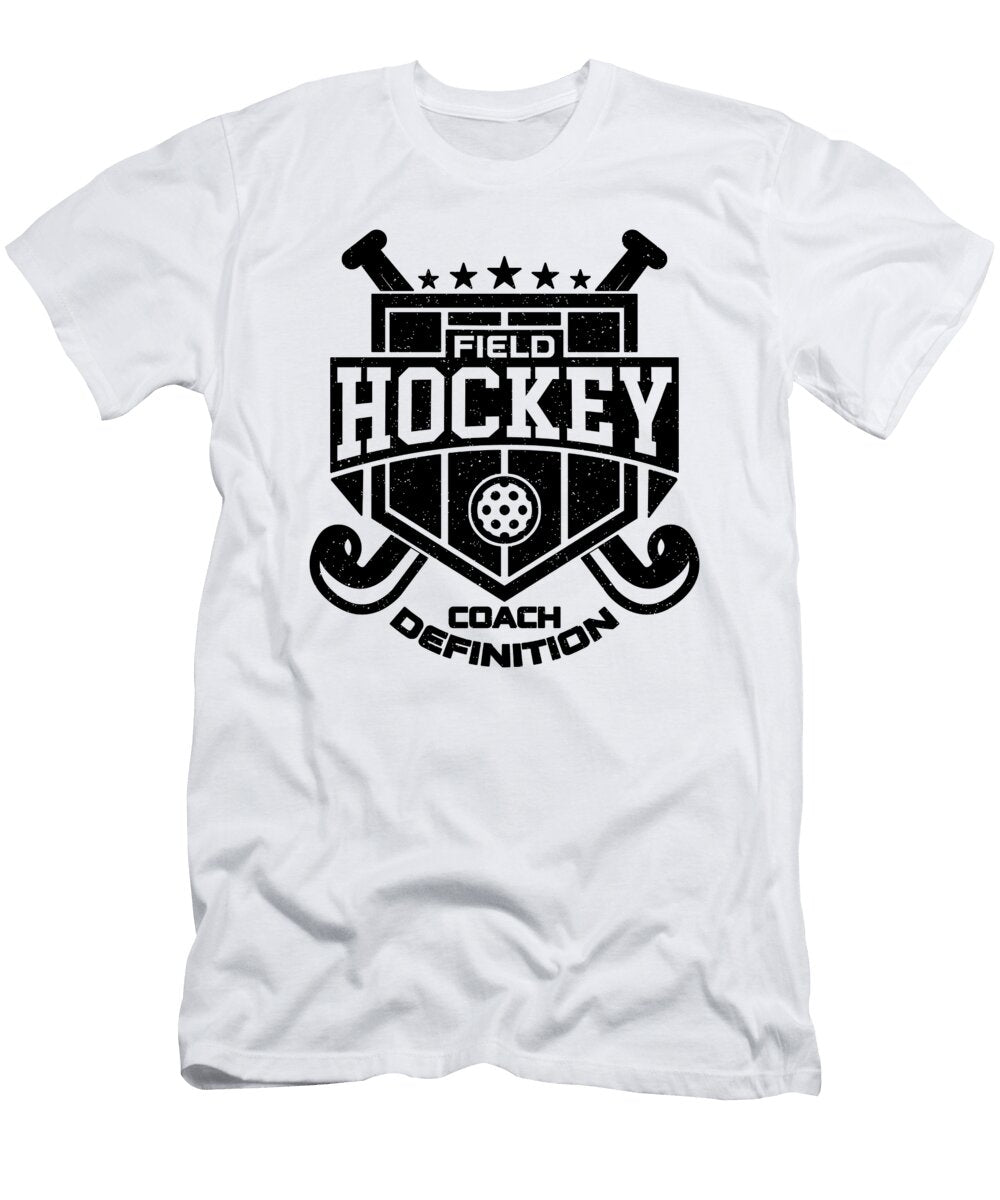 Field Hockey Coach Retro Floor Ball Hockey Player Tshirtconcepts Marvin Poppe T-Shirt