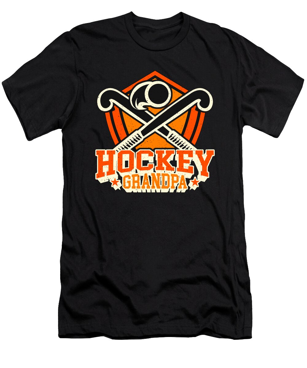 Field Hockey Grandpa Goalkeeper Hockey Goalie Tshirtconcepts Marvin Poppe T-Shirt