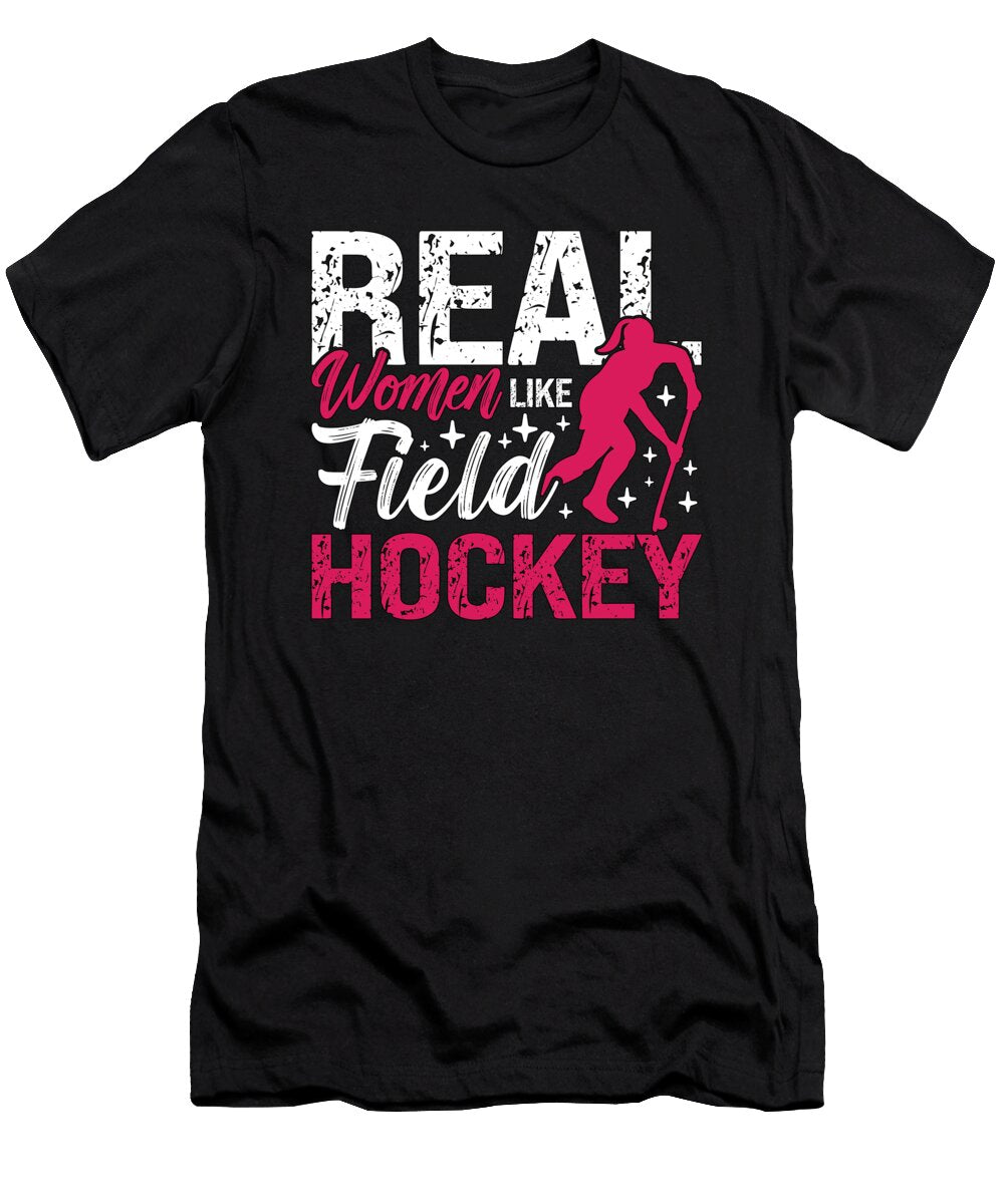 Field Hockey Real Women Like Hockey Goalkeeper Tshirtconcepts Marvin Poppe T-Shirt