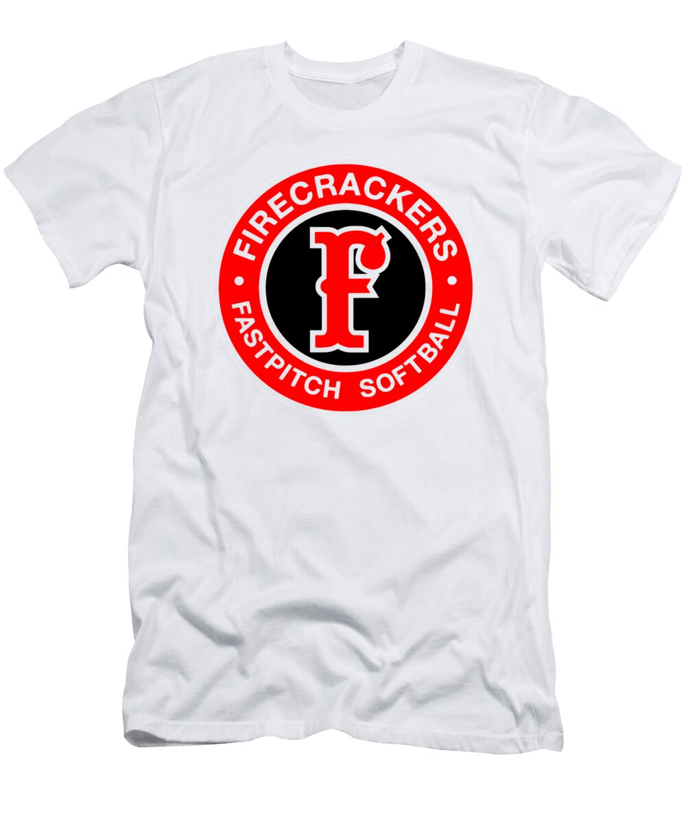 Firecrackers Fastpitch Softball Logo Kenvin Tran T-Shirt