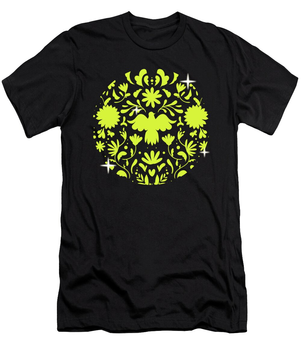 Floral Softball Baseball Ball Pitcher Catcher Gift Thomas Larch T-Shirt