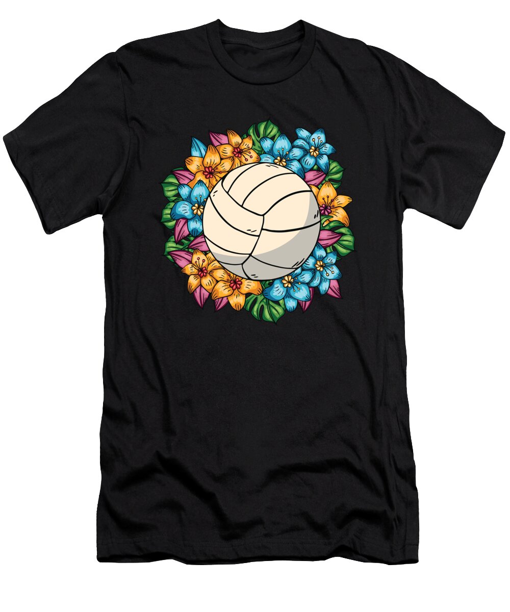 Floral Volleyball Me T-Shirt