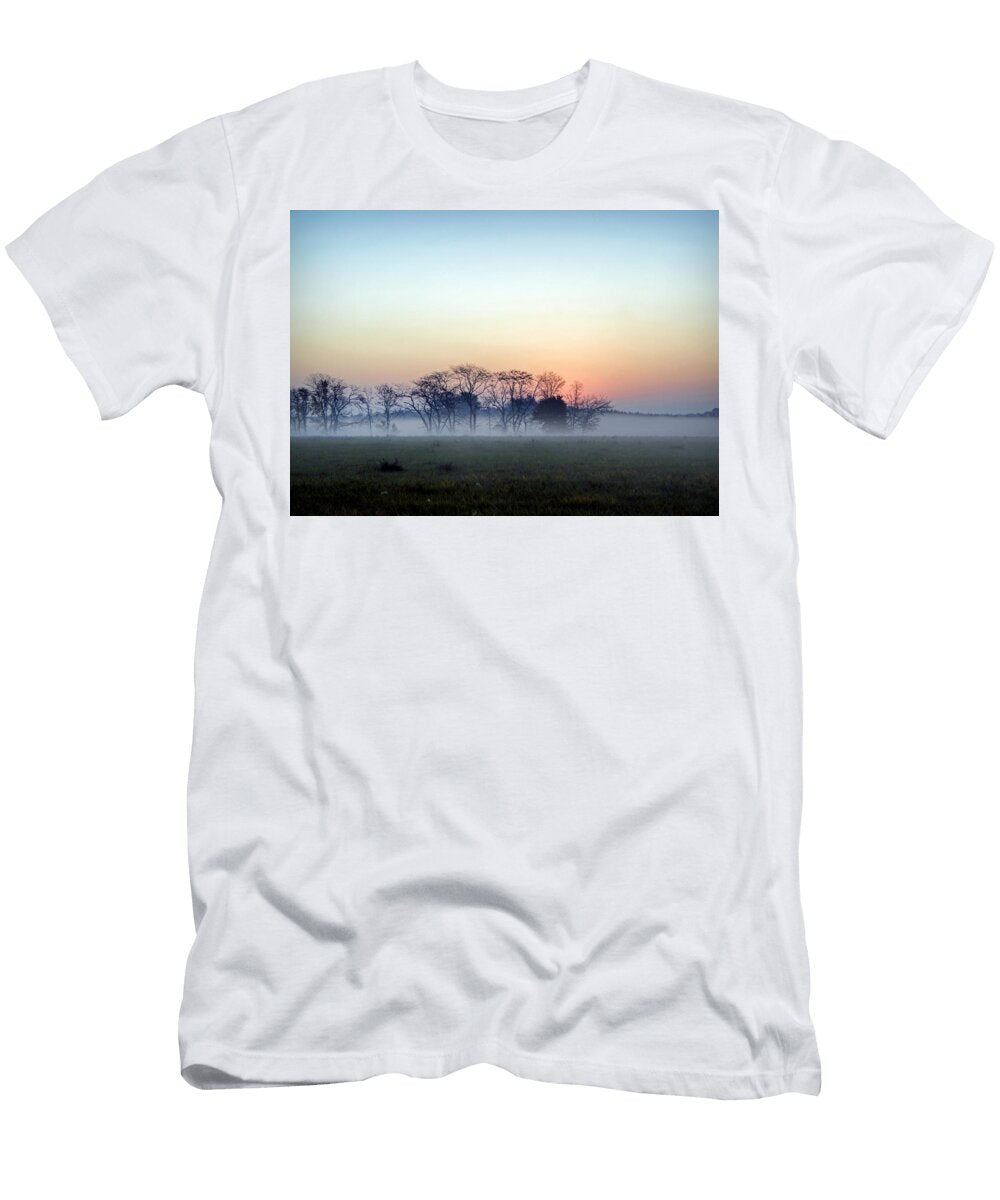 Foggy Sunrise Cricket Hackmann T-Shirt