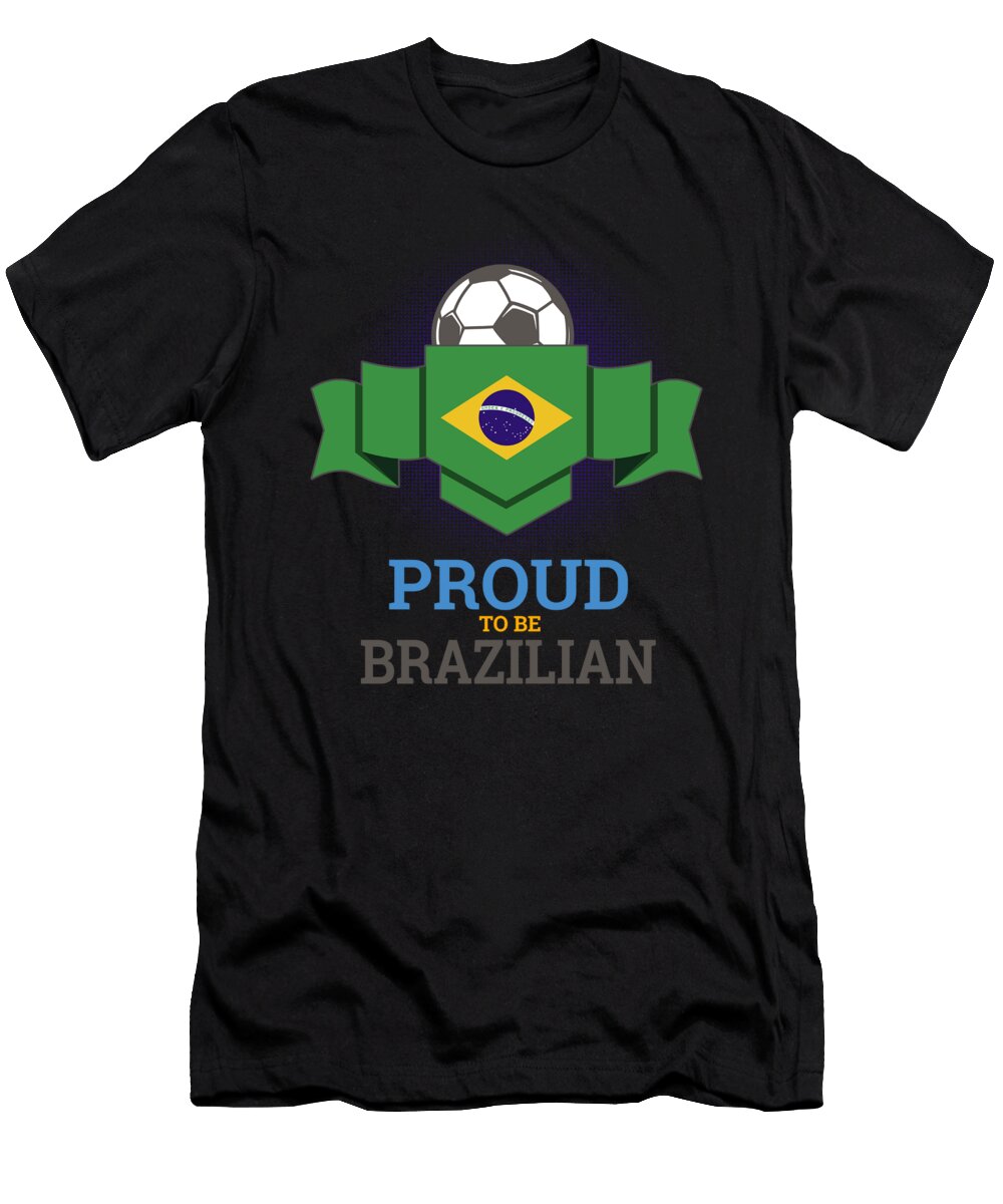 Football Brazilian Brazil Soccer Team Sports Footballer Goalie Rugby Gift Thomas Larch T-Shirt