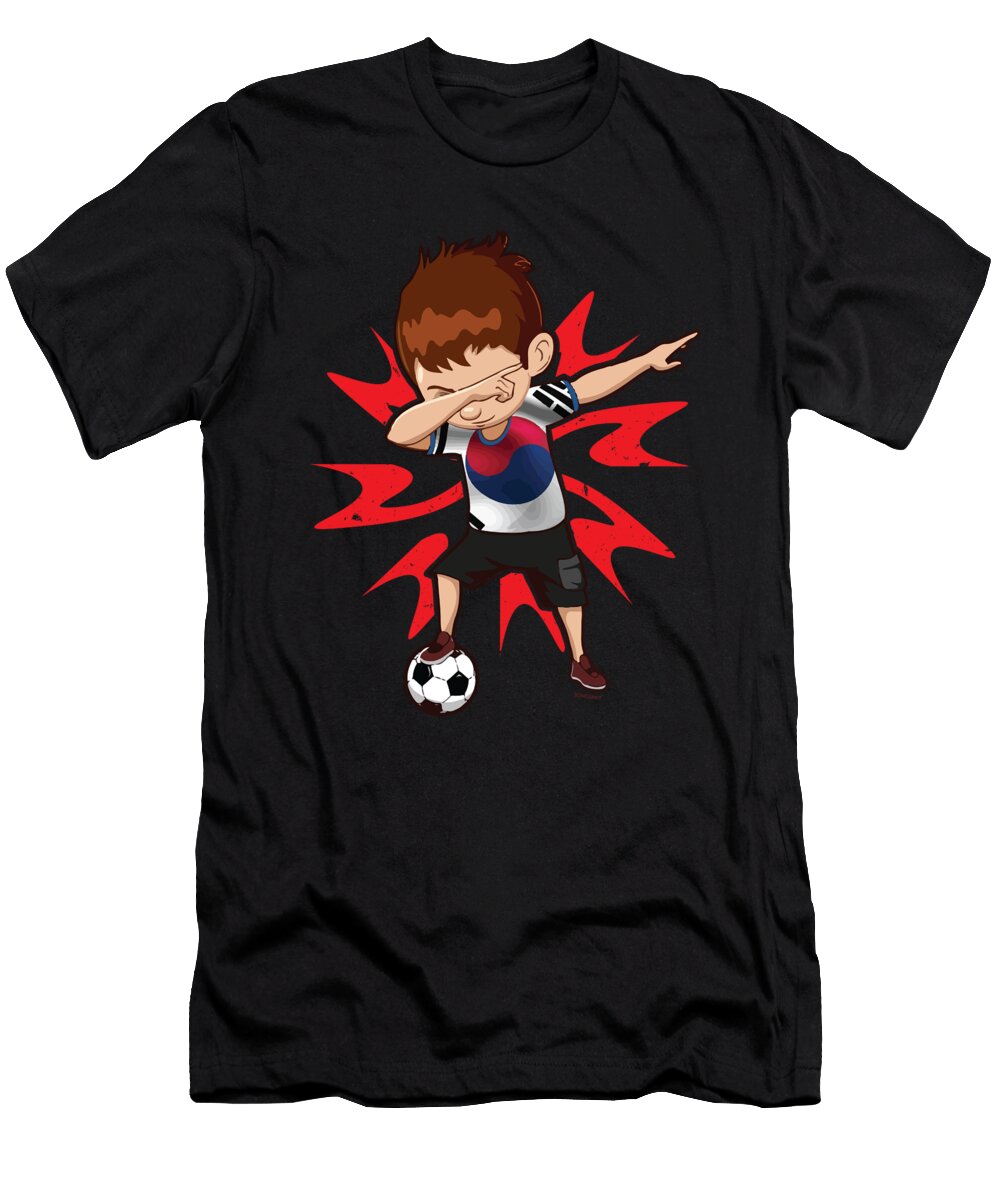 Football Dab Korea Korean Footballer Dabbing Rugby Goal Soccer Gift Thomas Larch T-Shirt