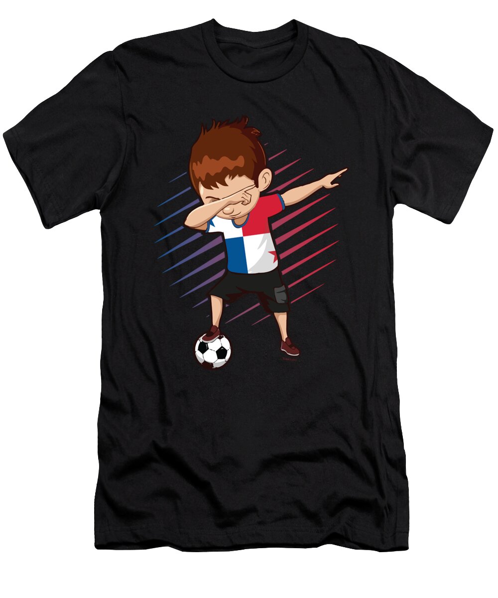 Football Dab Panama Panamanians Footballer Dabbing Rugby Goal Soccer Gift Thomas Larch T-Shirt