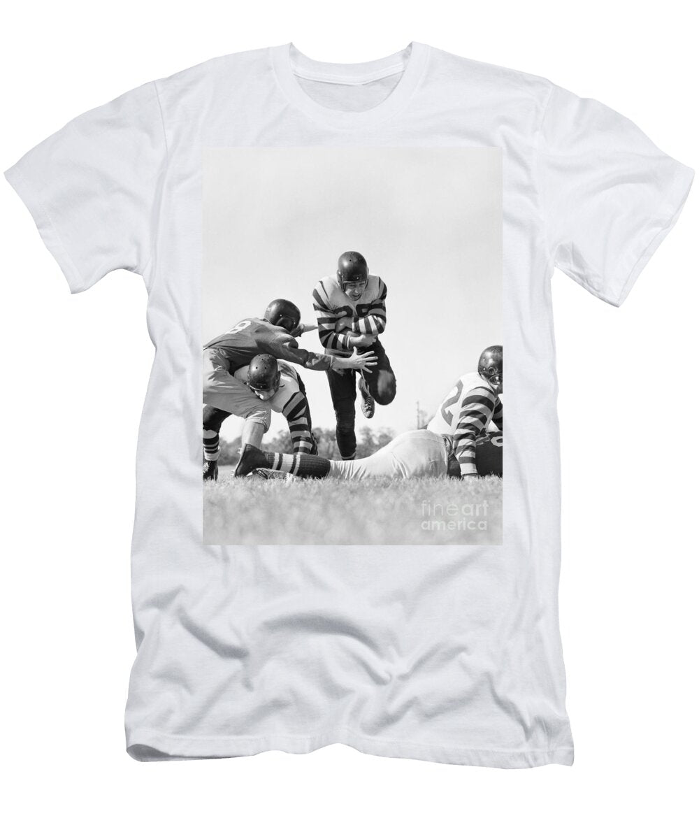 Football Game C1950s H Armstrong Robertsclassicstock T-Shirt