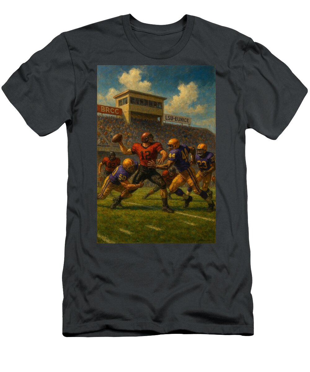 Football Game Quarterback Action James Spears T-Shirt