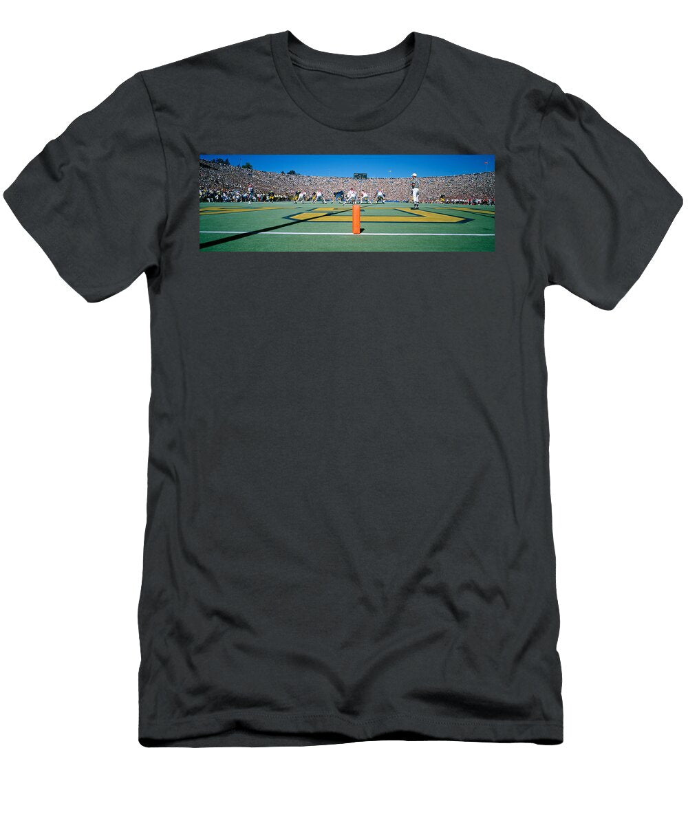 Football Game University of Michigan Panoramic Images T-Shirt