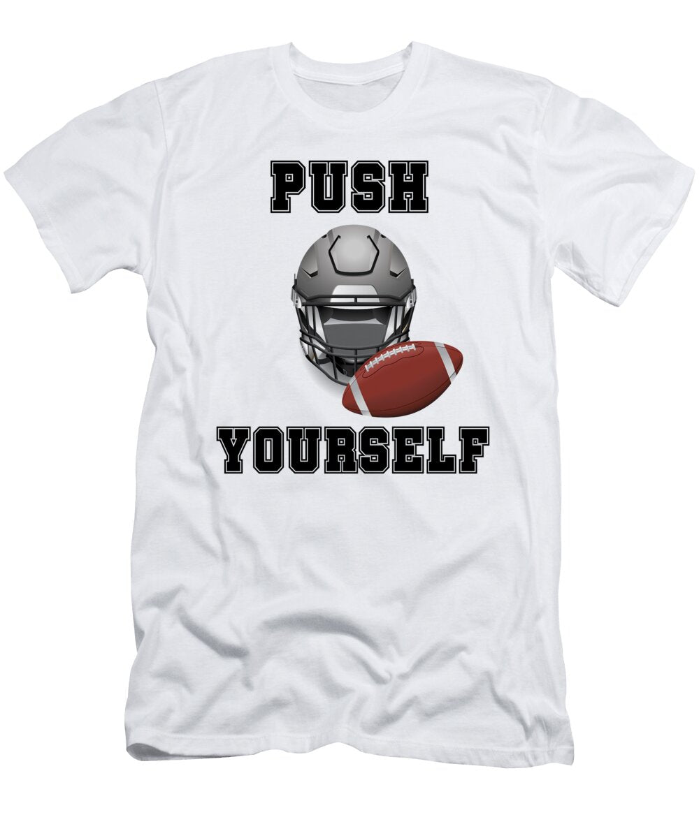 Football Helmet Steven Zimmer T-Shirt