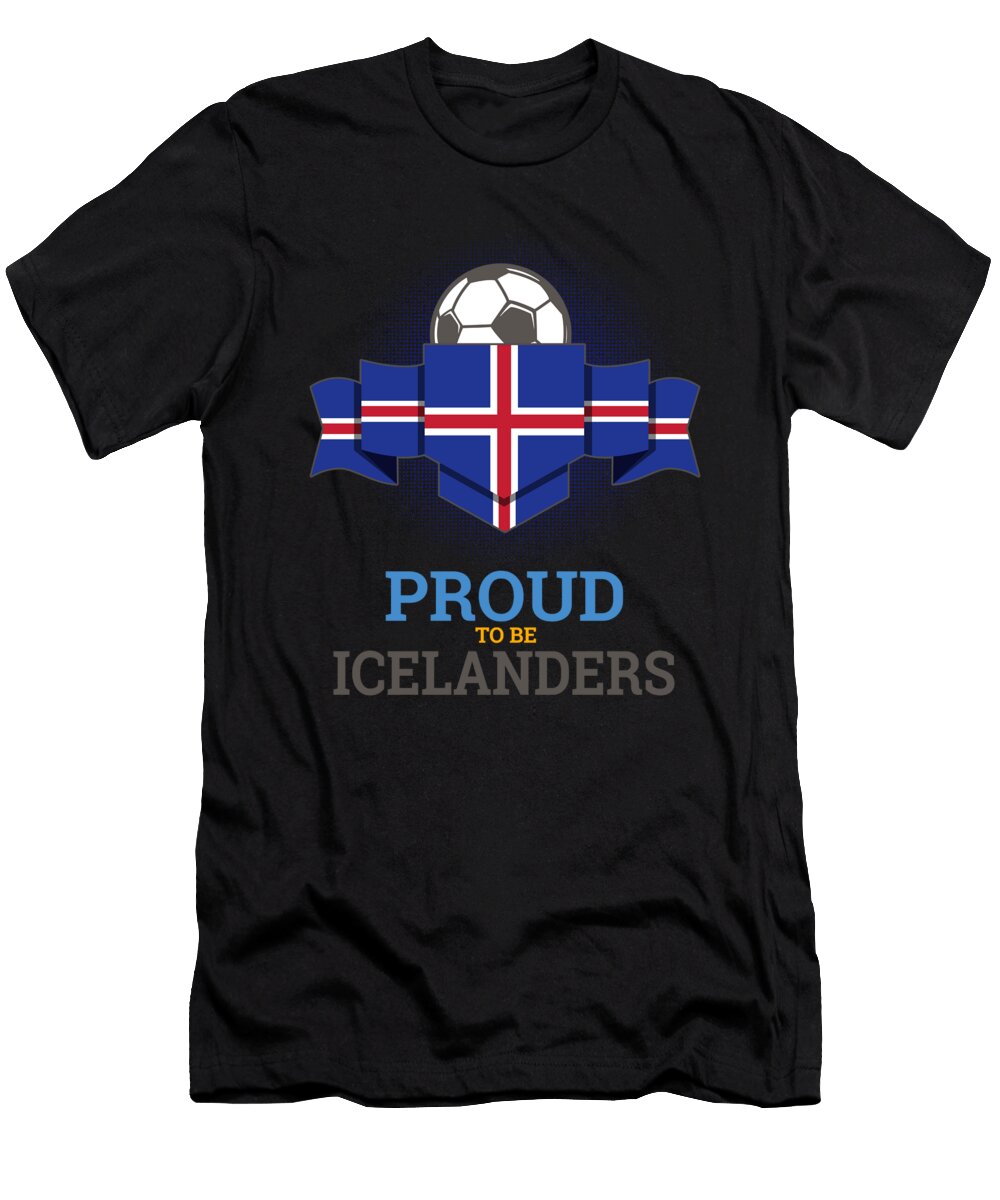 Football Icelanders Iceland Soccer Team Sports Footballer Goalie Rugby Gift Thomas Larch T-Shirt