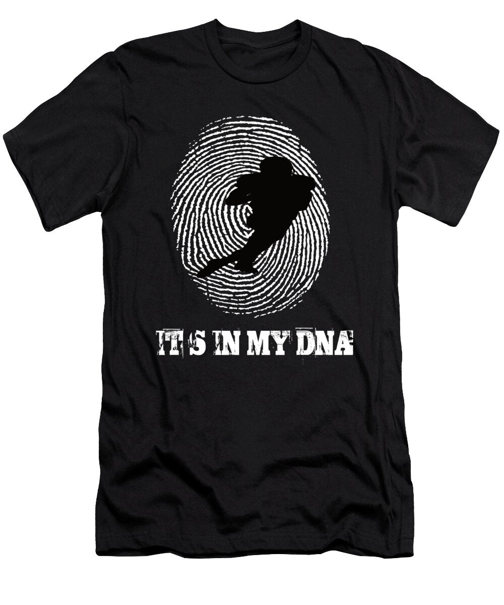 Football Its in My Dna Steven Zimmer T-Shirt