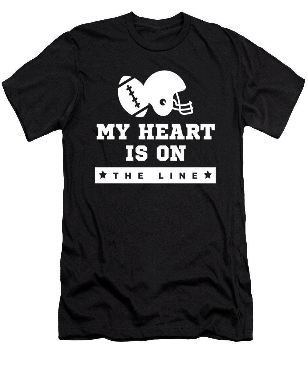 Football My Heart Is on the Line Tinh Tran Le Thanh T-Shirt