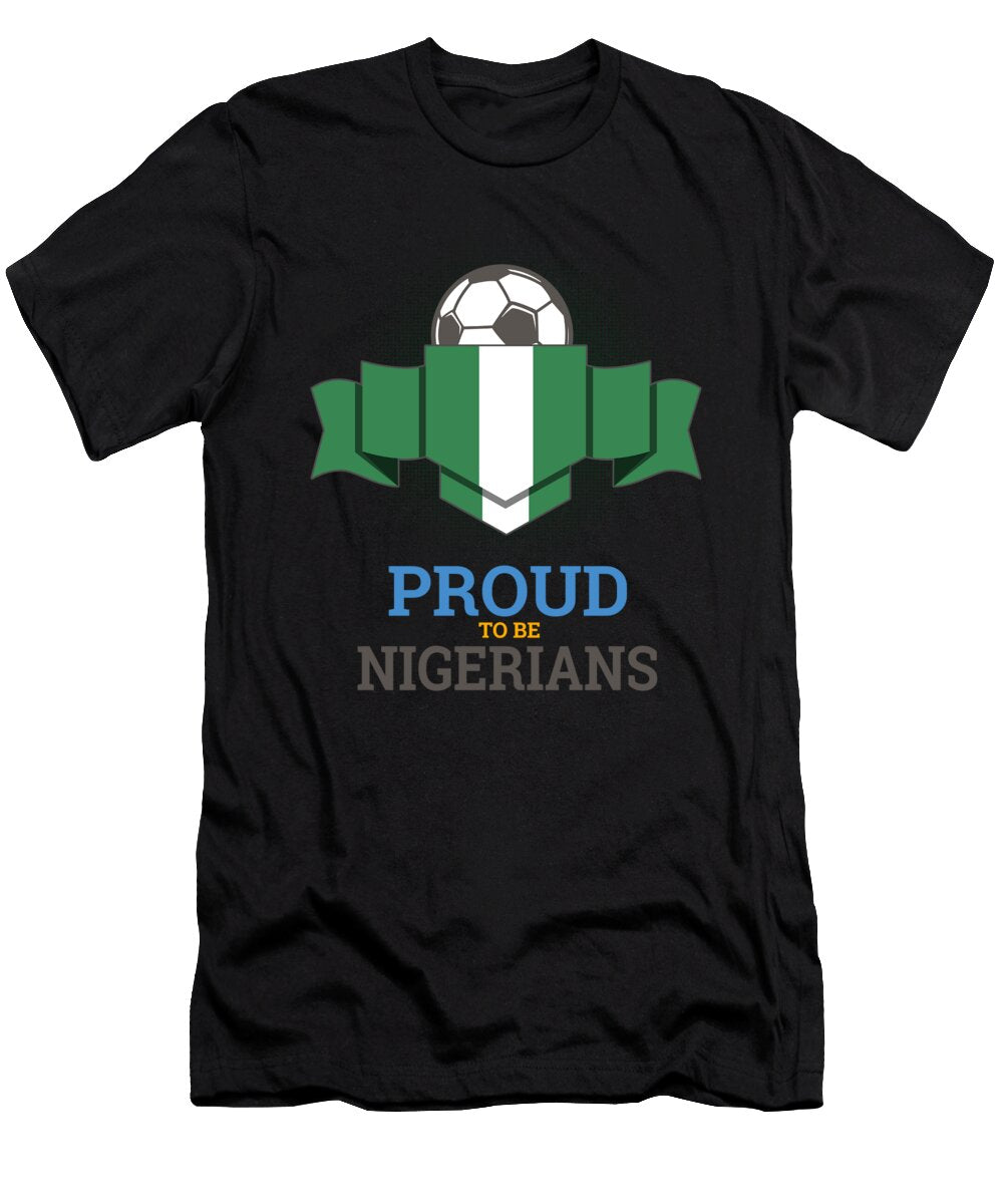 Football Nigerians Nigeria Soccer Team Sports Footballer Goalie Rugby Gift Thomas Larch T-Shirt
