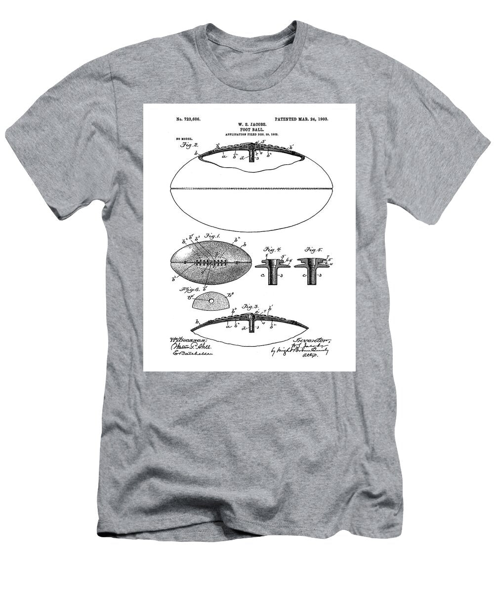 Football Patent 1903 Bill Cannon T-Shirt