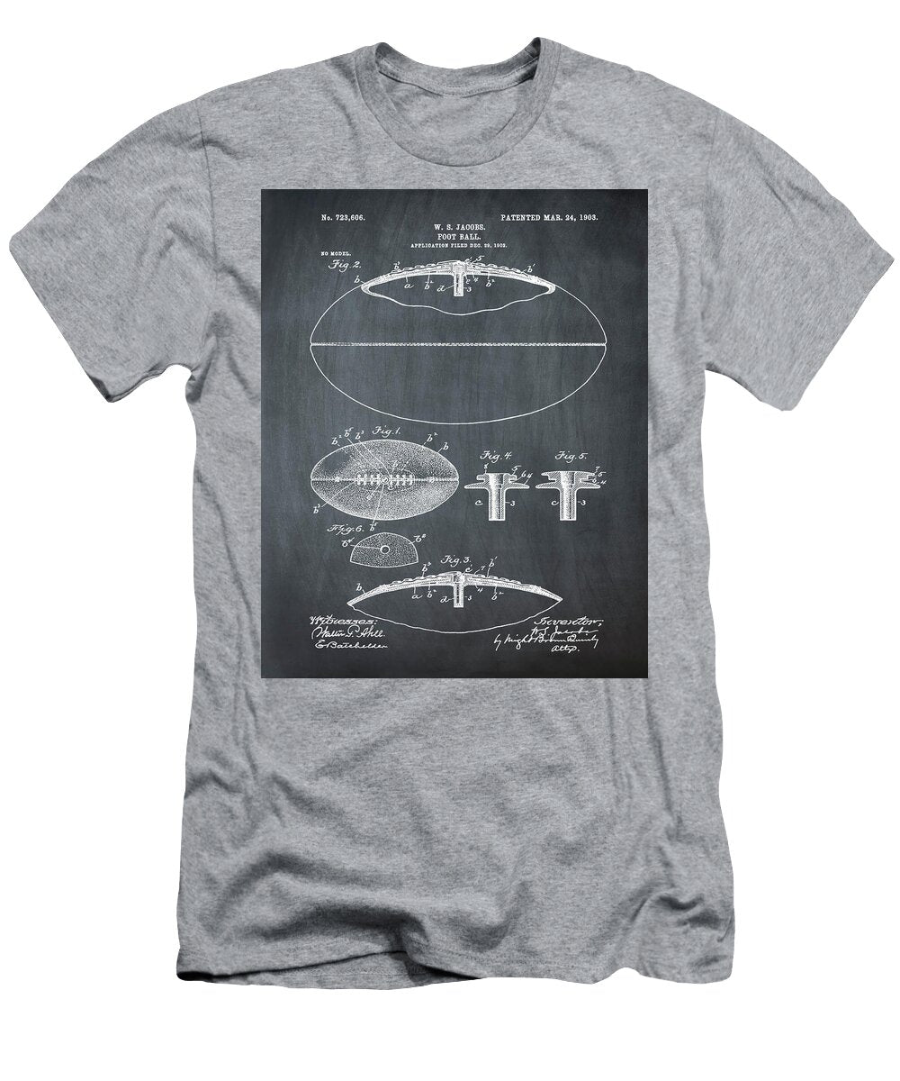Football Patent 1903 Chalk Bill Cannon T-Shirt