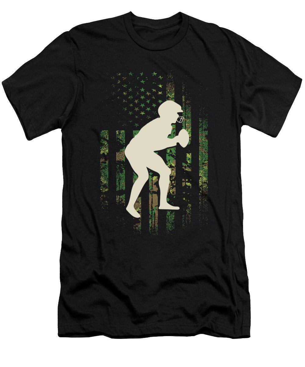 Football Patriot USA Camouflage Manuel Schmucker T-Shirt