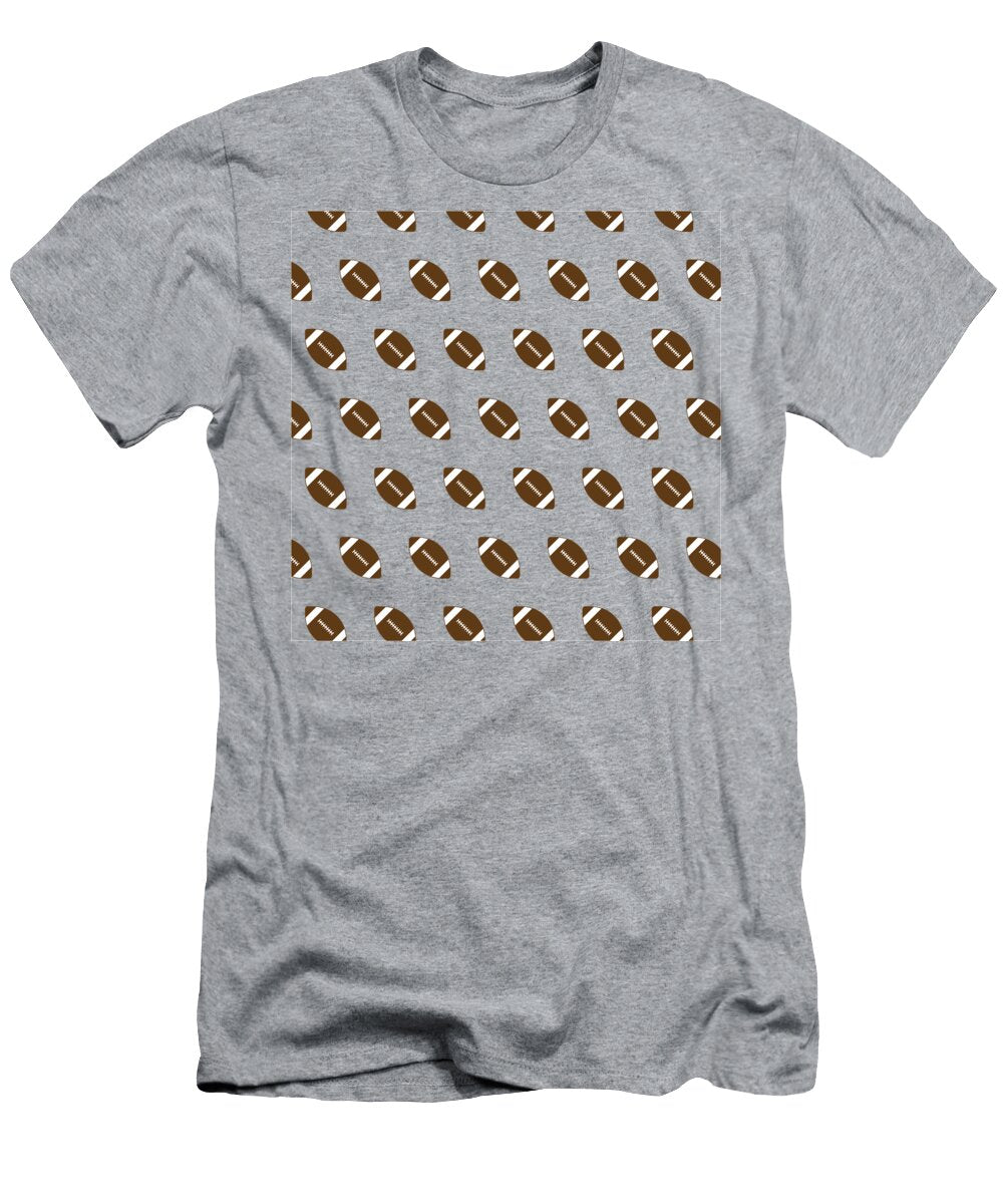 Football Pattern College Mascot Designs T-Shirt