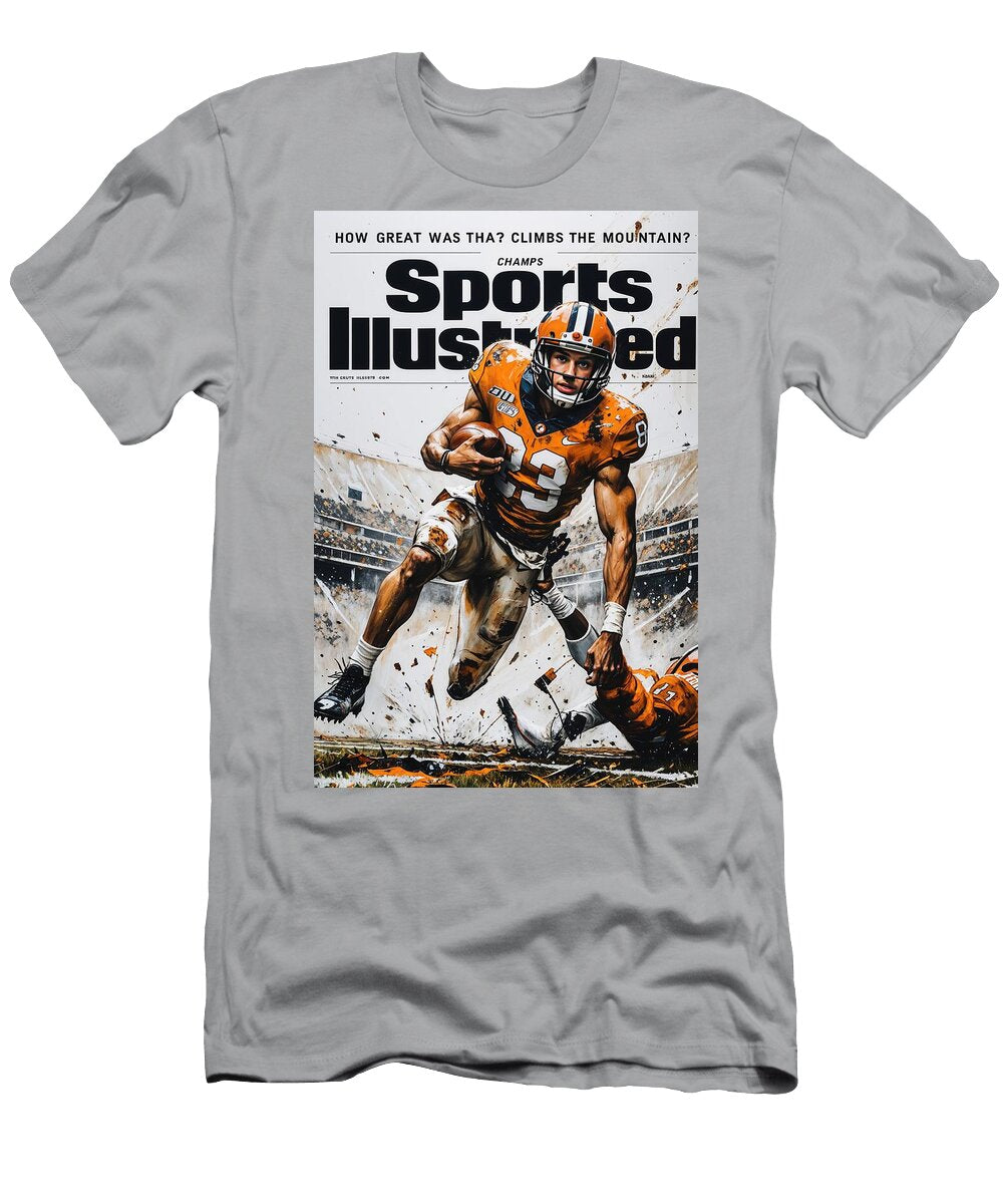Football Player on Sports Illustrated Cover Gull G T-Shirt