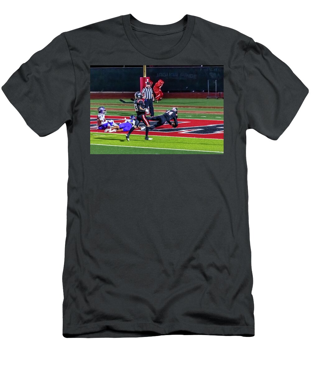 Football Player Scores Touchdown Al Ungar T-Shirt