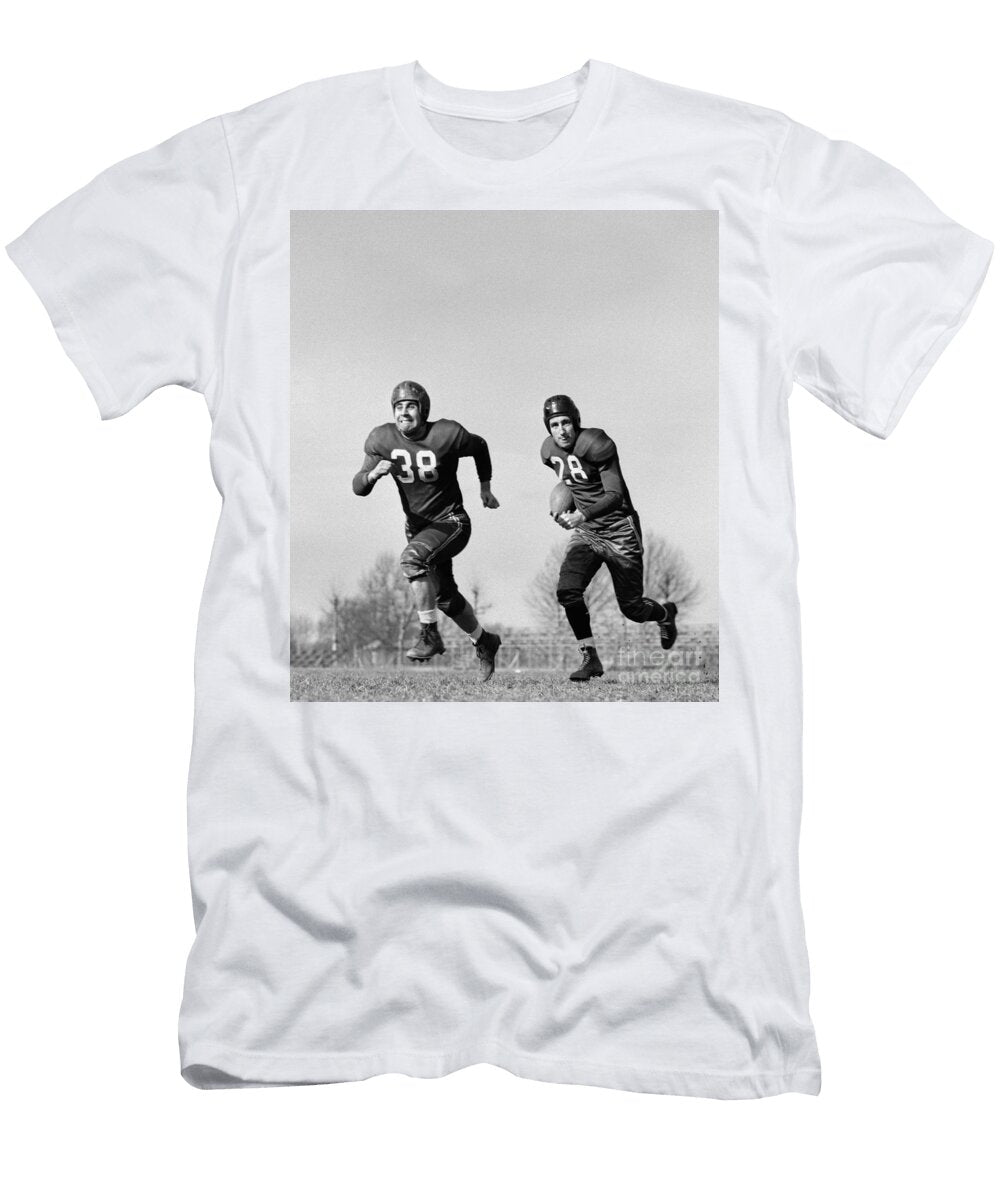 Football Players Running C1940s H Armstrong Robertsclassicstock T-Shirt