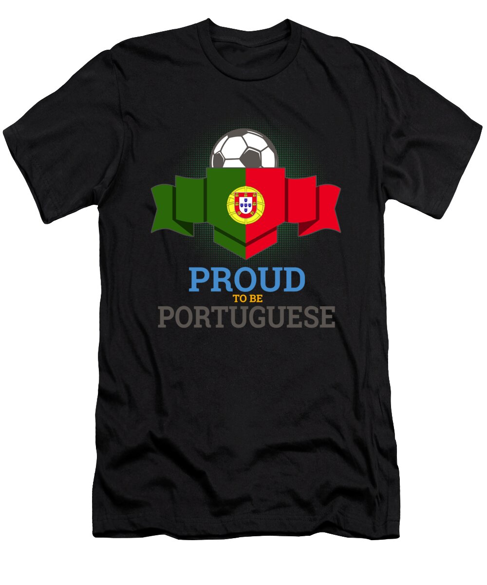 Football Portuguese Portugal Soccer Team Sports Footballer Goalie Rugby Gift Thomas Larch T-Shirt