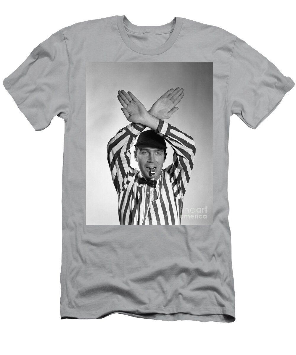 Football Referee 1950s Debrockeclassicstock T-Shirt