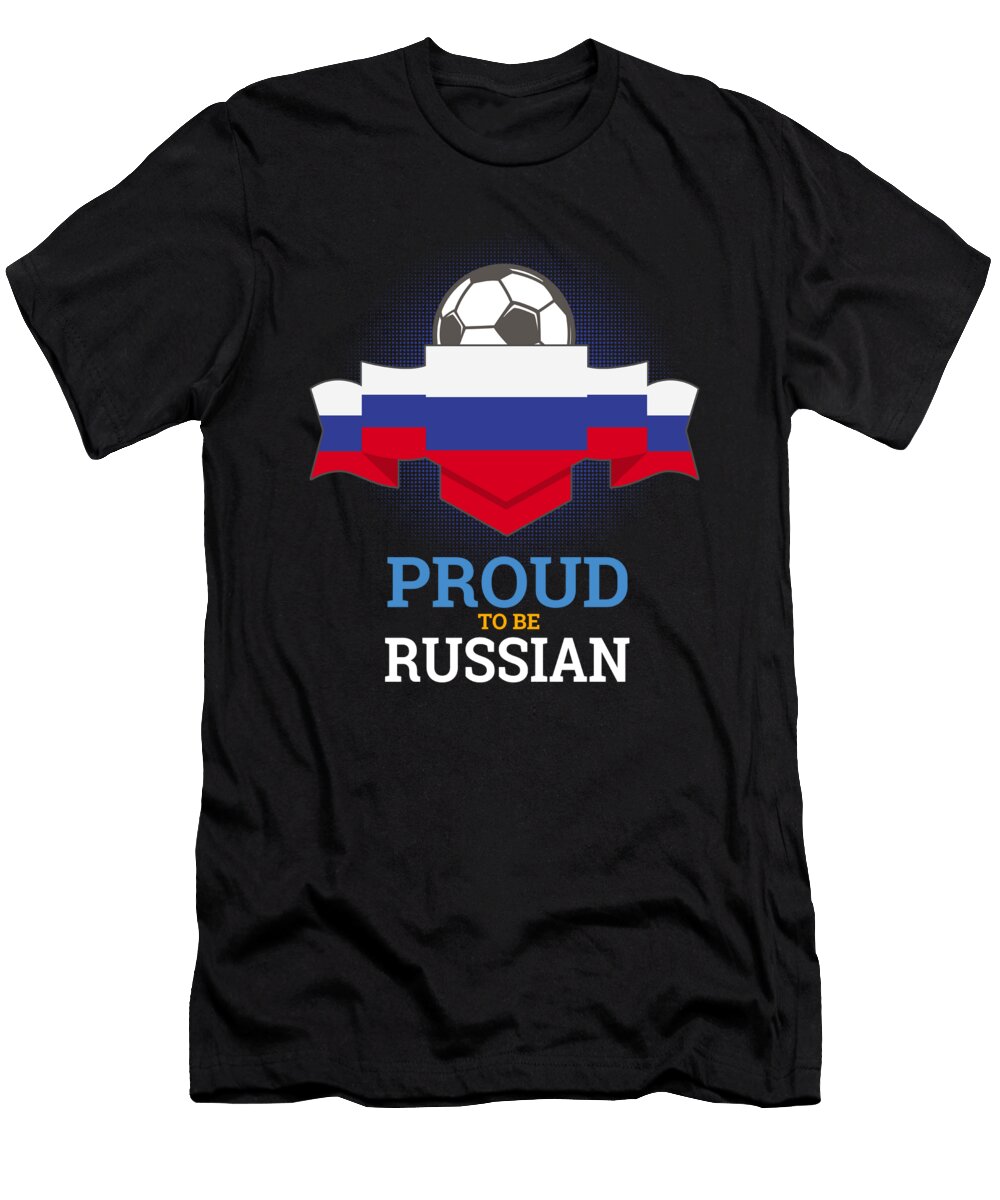 Football Russian Russia Soccer Team Sports Footballer Goalie Rugby Gift Thomas Larch T-Shirt