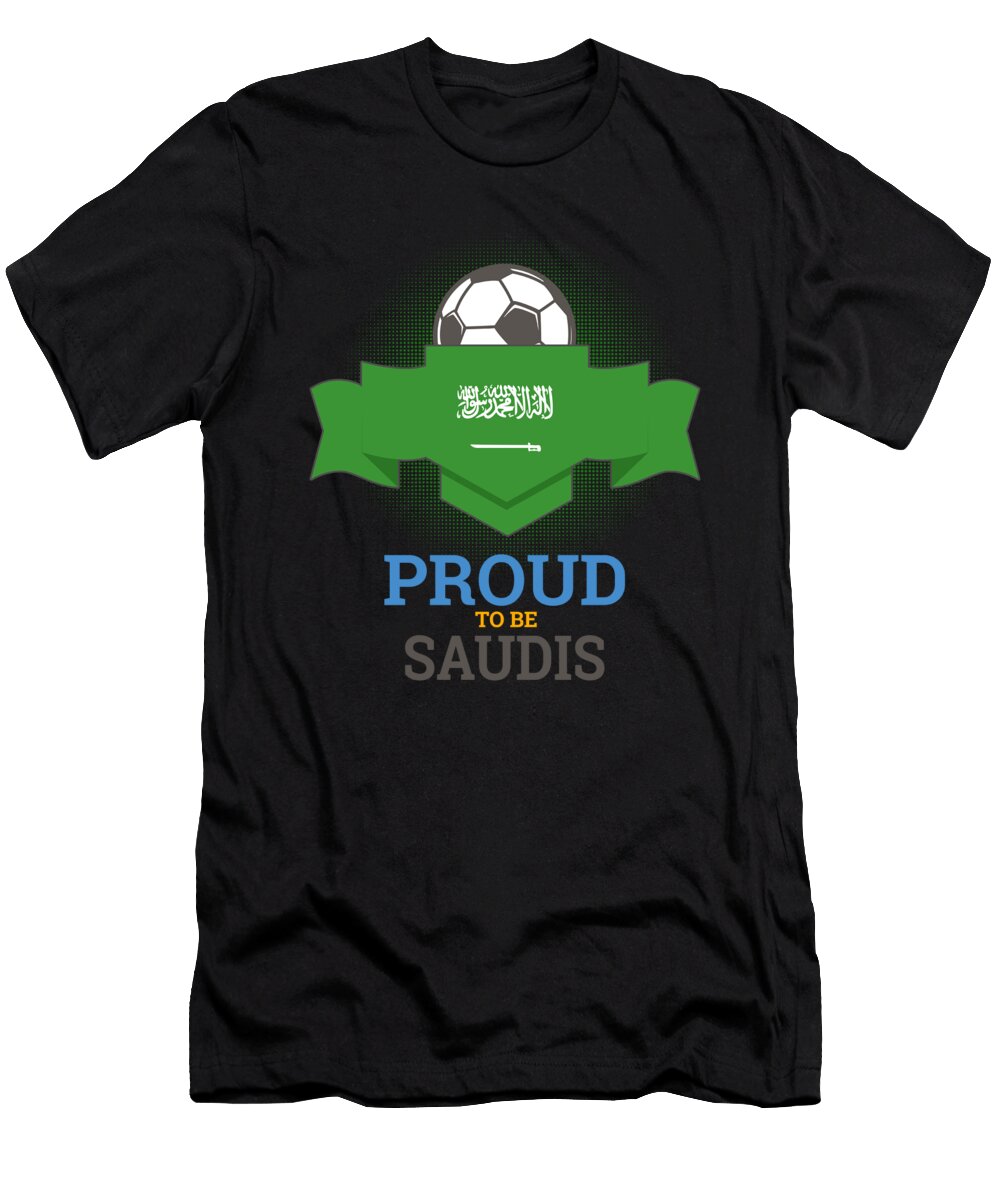 Football Saudis Saudi Arabia Soccer Team Sports Footballer Goalie Rugby Gift Thomas Larch T-Shirt