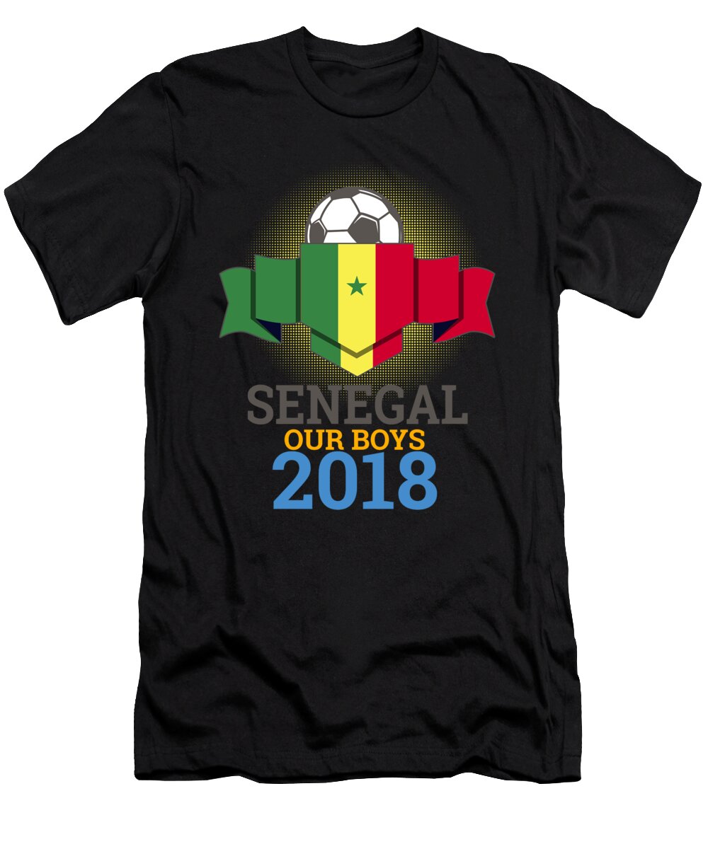Football Senegalese Senegal 2018 Soccer Team Sports Footballer Goalie Rugby Gift Tom Giant T-Shirt